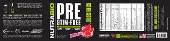 NutraBio Pre Stim-Free Watermelon - supplement