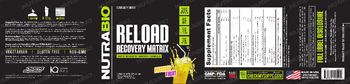 NutraBio Reload Recovery Matrix Passion Fruit - supplement