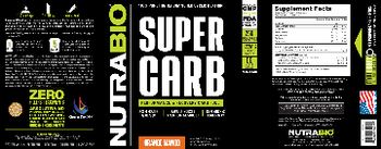 NutraBio Super Carb Orange Mango - supplement