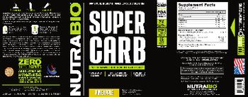 NutraBio Super Carb Pineapple - supplement