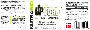 NutraBio UpSorb - supplement