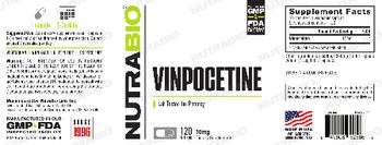 NutraBio Vinpocetine 10 mg - supplement