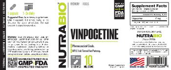 NutraBio Vinpocetine - supplement