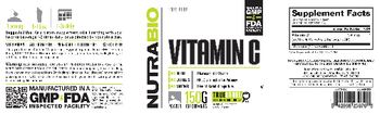 NutraBio Vitamin C - supplement