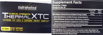 Nutrabolics Thermal XTC - supplement