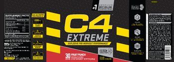 Nutrabolt C4 Extreme Fruit Punch - supplement