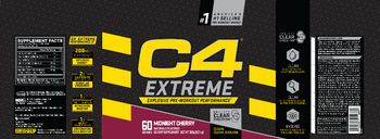 Nutrabolt C4 Extreme Midnight Cherry - supplement