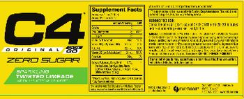 Nutrabolt C4 Original On The Go Sparkling Twisted Limeade - this statement has not been evaluated by the food and drug administration this product is not intend