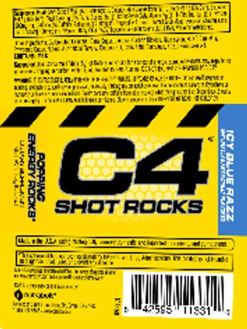 Nutrabolt C4 Shot Rocks Icy Blue Razz - supplement