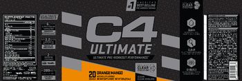 Nutrabolt C4 Ultimate Orange Mango - supplement
