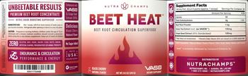 NutraChamps Beet Heat Black Cherry - supplement