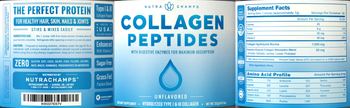 NutraChamps Collagen Peptides Unflavored - supplement