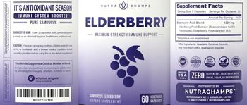 NutraChamps Elderberry - supplement