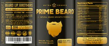 NutraChamps Prime Beard - supplement