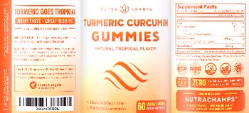 NutraChamps Turmeric Curcumin Gummies Natural Tropical Flavor - supplement