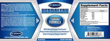 Nutracore Nutrition Herbalean Toning Formula - supplement