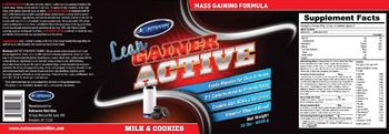 Nutracore Nutrition Lean Gainer Active Milk & Cookies - 