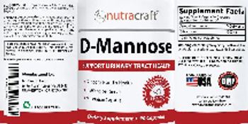 Nutracraft D-Mannose 1500 mg - supplement