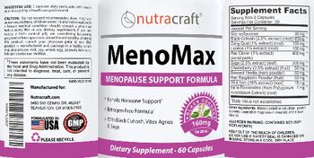Nutracraft MenoMax - supplement