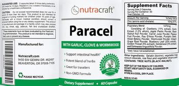 Nutracraft Paracel - supplement
