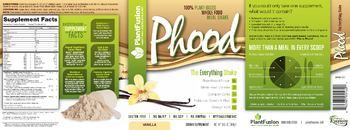 NutraFusion Nutritionals Phood Vanilla - supplement