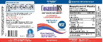 Nutramax Laboratories Consumer Care, Inc. Cosamin DS - supplementglucosamine hcl fchg49 chondroitin sulfate trh122