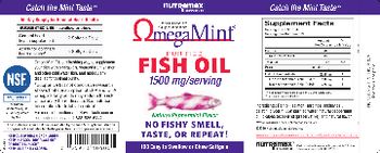 Nutramax Laboratories OmegaMint Natural Peppermint Flavor - heart health supplement