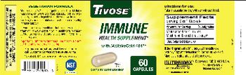 Nutramax Laboratories Consumer Care, Inc. Tivose - supplement