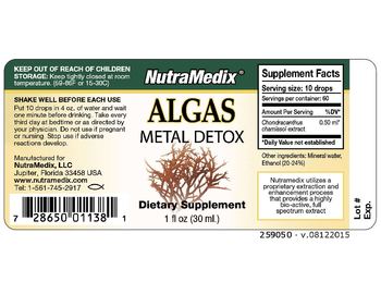 NutraMedix Algas - supplement