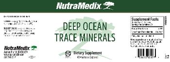 NutraMedix Deep Ocean Trace Minerals - supplement