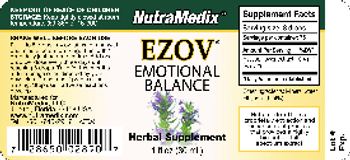 NutraMedix Ezov - supplement