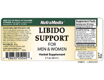 NutraMedix Libido Support - herbal supplement