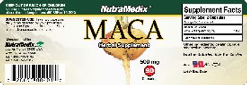 NutraMedix Maca - herbal supplement