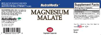 NutraMedix Magnesium Malate - supplement