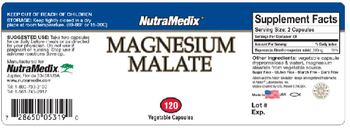 NutraMedix Magnesium Malate - supplement