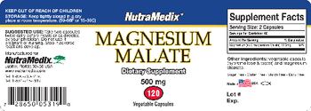 NutraMedix Magnesium Malate - supplement