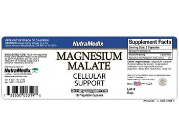 NutraMedix Magnesium Malate - supplement