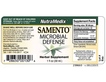 NutraMedix Samento - herbal supplement