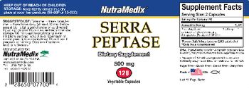 NutraMedix Serra Peptase - supplement