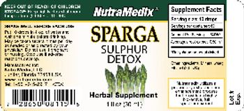 NutraMedix Sparga - herbal supplement