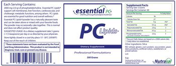 Nutrasal Essential PC Lipids - supplement