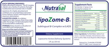 Nutrasal LipoZome-B - supplement