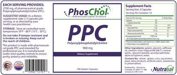 Nutrasal PhosChol 900 mg - supplement