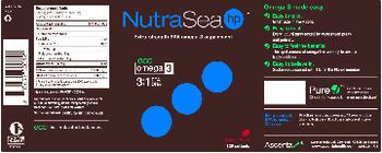 NutraSea Hp Extra-Strength Omega-3 Supplement Lemon Flavor - extrastrength epa omega3 supplement