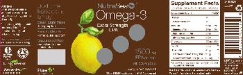 NutraSea Hp Omega-3 Extra Strength EPA 1500 mg Zesty Lemon Flavored - fish oil supplement