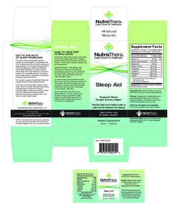 NutraThera Sleep Aid - supplement