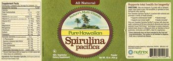 Nutrex Hawaii Pure Hawaiian Spirulina Pacifica - supplement