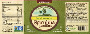 Nutrex Hawaii Pure Hawaiian Spirulina Pacifica (500 mg) - supplement