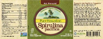 Nutrex Hawaii Pure Hawaiian Spirulina Pacifica 500 mg - supplement