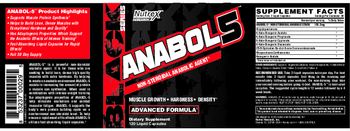 Nutrex Research Black Series Anabol 5 - supplement